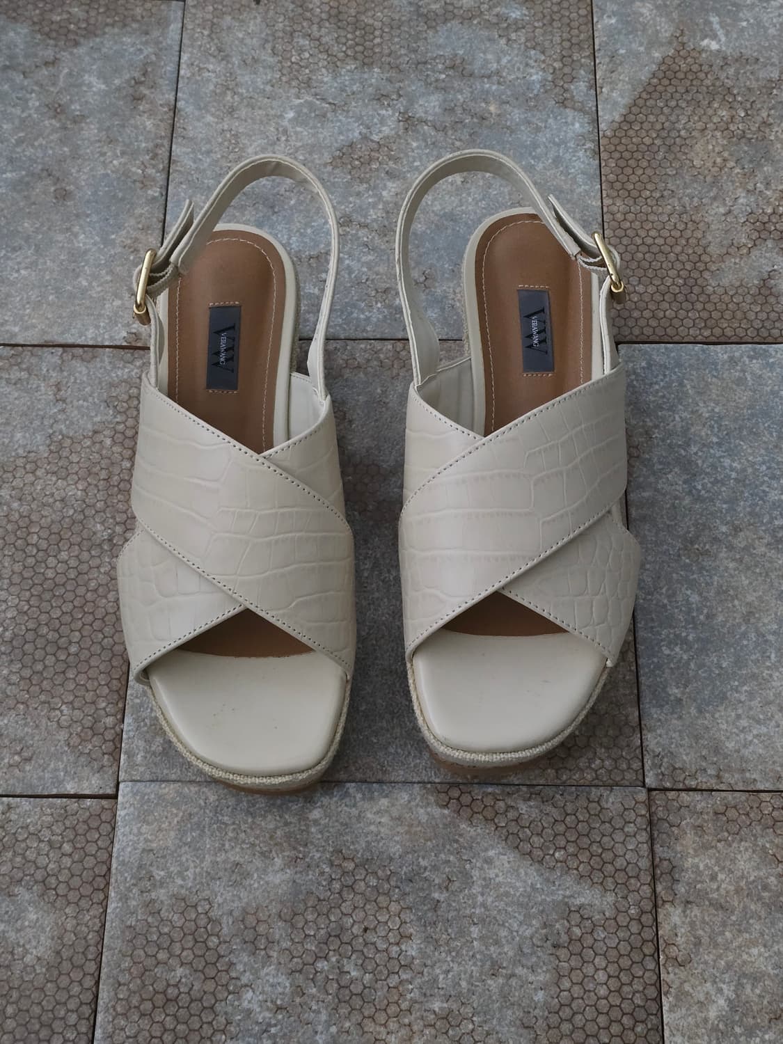 (230)베라왕 플랫폼 웨지 샌들 상품이미지2