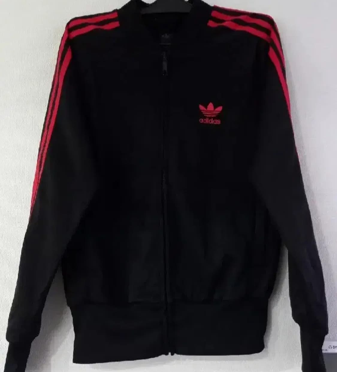 아디다스 검빨 블랙 트랙탑 저지 져지집업 100/L 상품이미지1