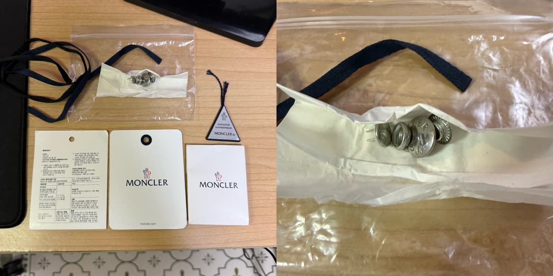 몽클레어 아미오 라이더 경량패딩 쇼트 다운 자켓 블랙 상품이미지9