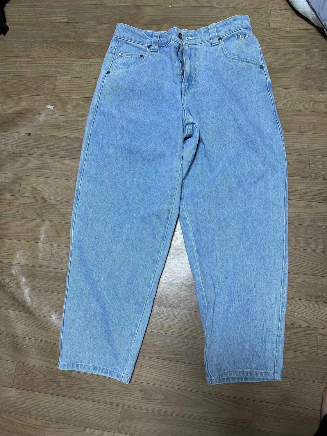 Dime 다임 클래식 배기 데님 블루워시드 연청 팝니다 상품이미지1