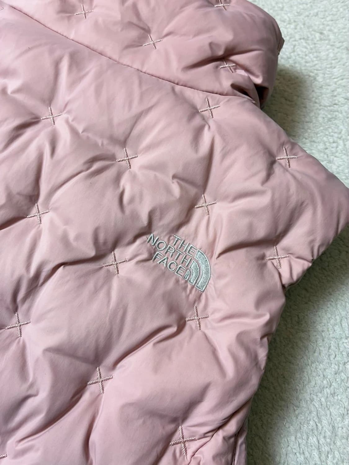 노스페이스 미스티 로즈 핑크 할라 구스다운 패딩 조끼 PN7877 상품이미지8
