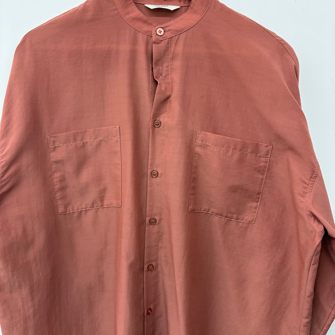 BEAMS 차이나 카라 셔츠 공용 XXL 상품이미지2