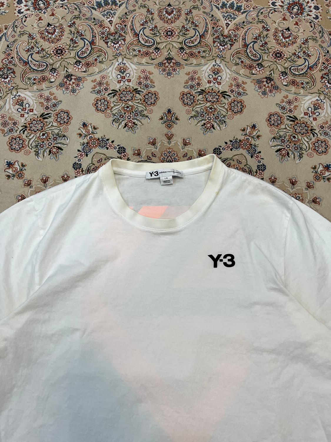 Y-3 20ss 요지야마모토 백프린팅 반팔 티셔츠 상품이미지3