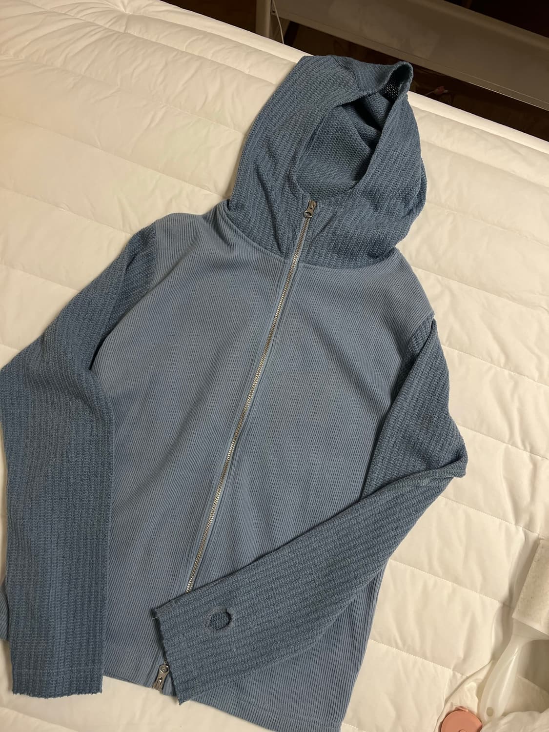 0milewear 영마일웨어 바라클라바 집업 블루 상품이미지3