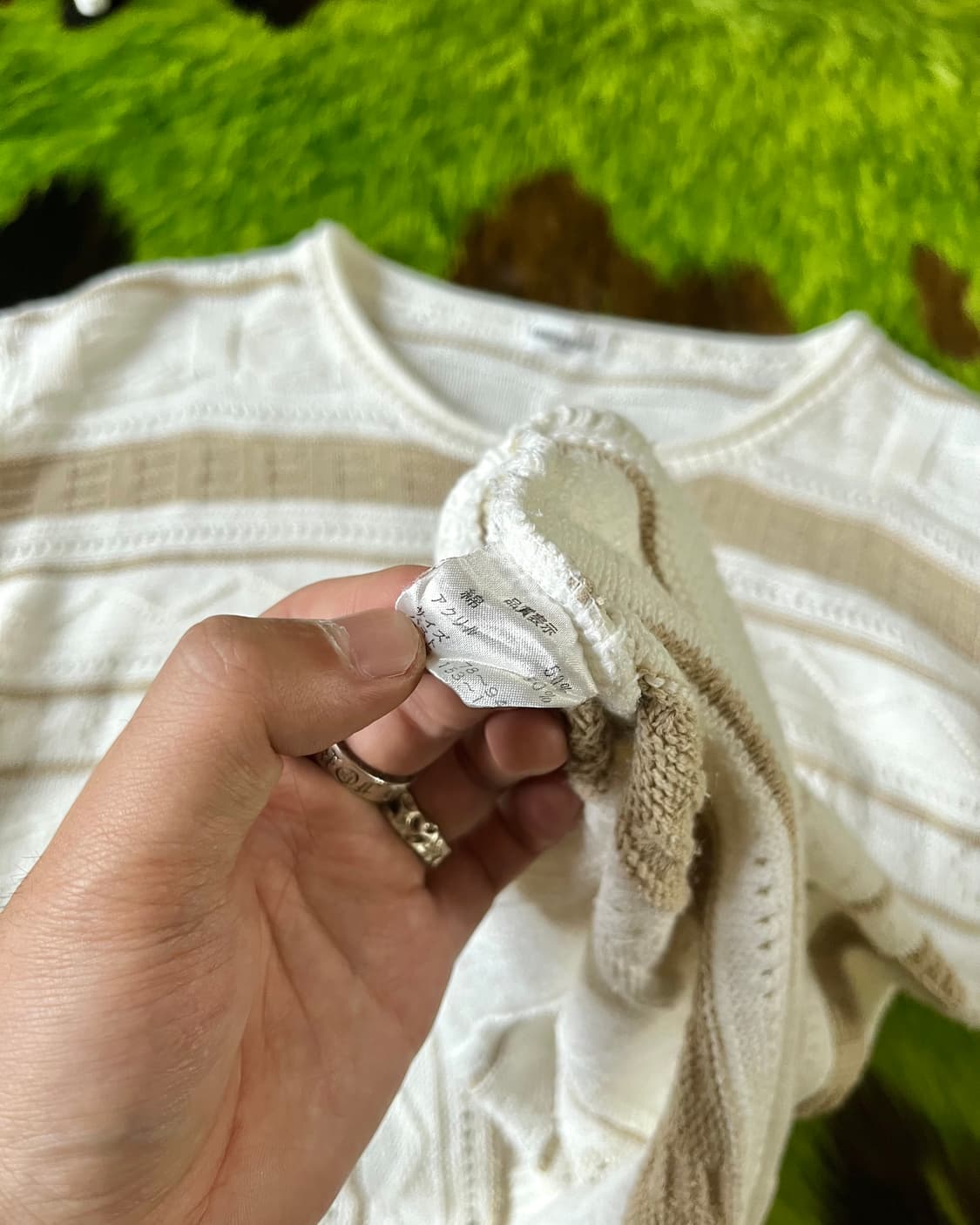 HIRO KIKAKU 1/2 Sleeve Cable Summer Knit 상품이미지6
