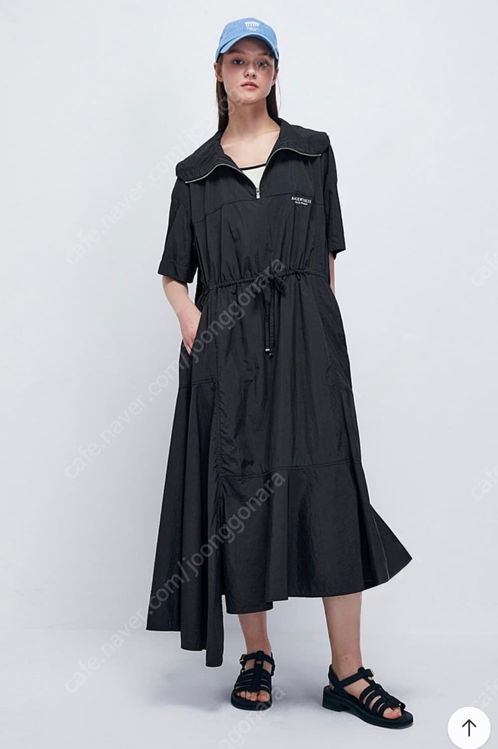 시스템 하프집업 바스락 원피스 22년 상품이미지6