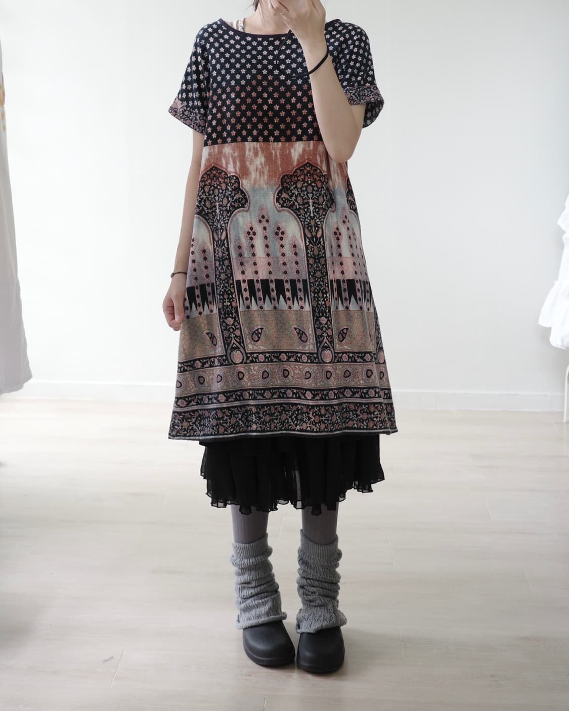  Floral pattern one-piece 상품이미지5