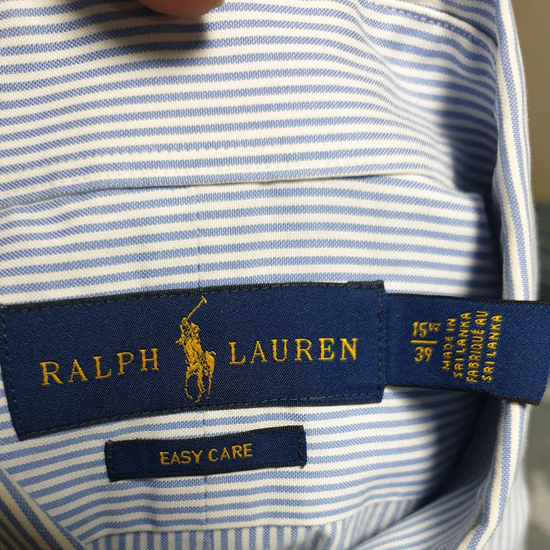 폴로랄프로렌 이지케어 스트라이프 반팔셔츠 22s상품 (15 반 사이즈) 상품이미지3