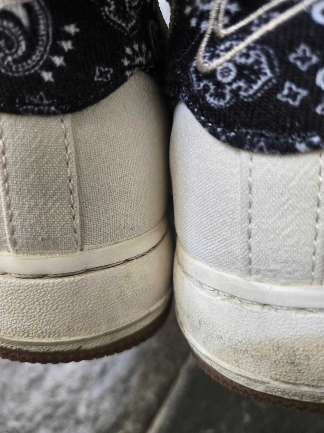 나이키 에어포스 페이즐리 스우시 크림 상품이미지5