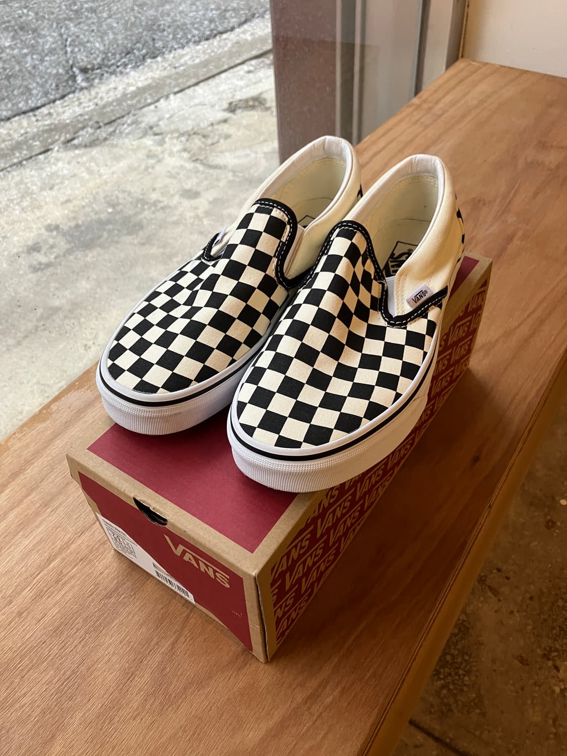 반스 클래식 체커보드 슬립온 새제품 상품이미지2