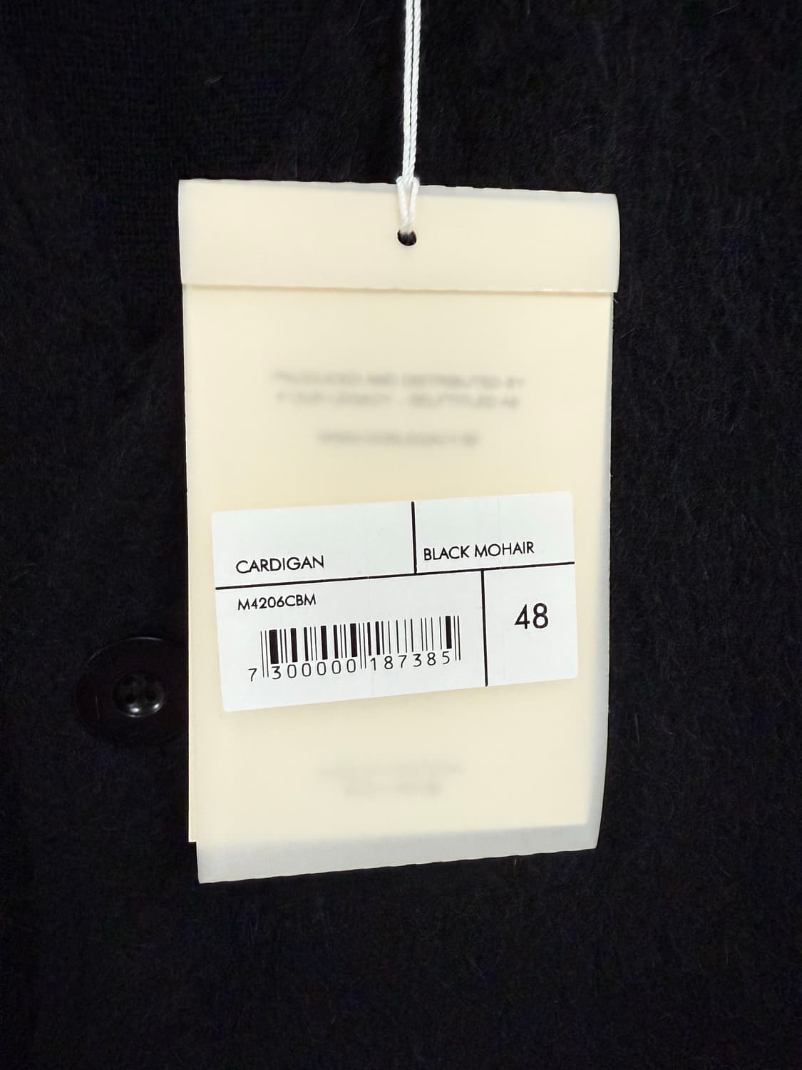 아워레가시 모헤어 가디건 블랙 48 size 상품이미지5
