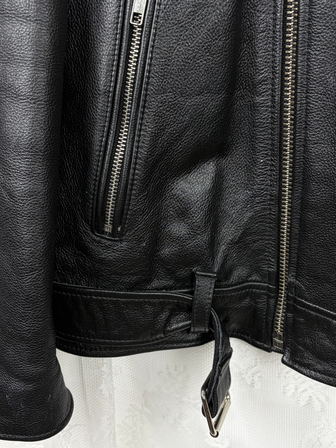 Classic Cowhide Rider Jacket 상품이미지4