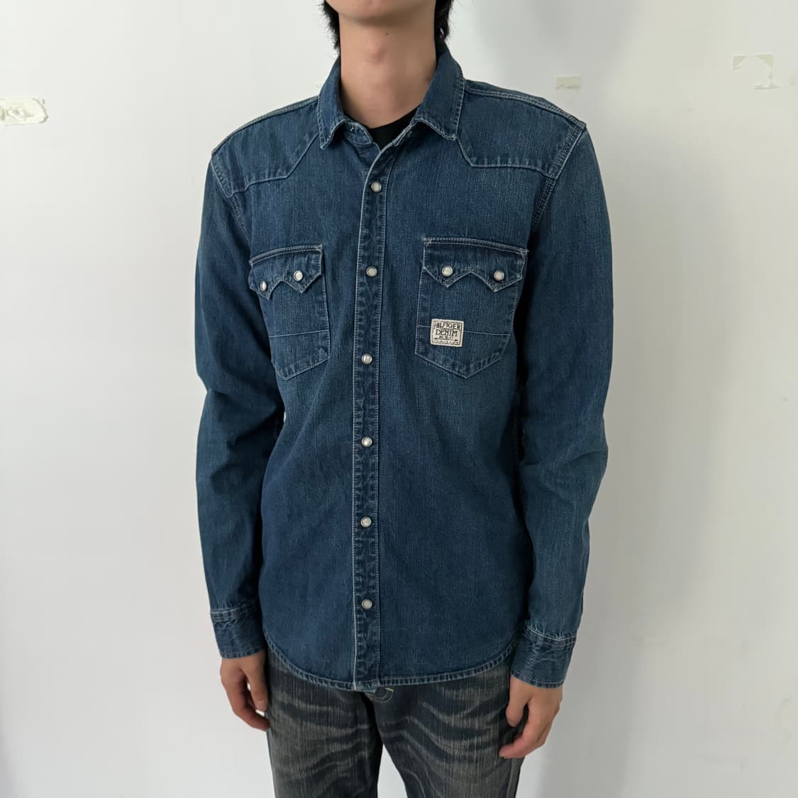 타미힐피거 데님 셔츠자켓  상품이미지3