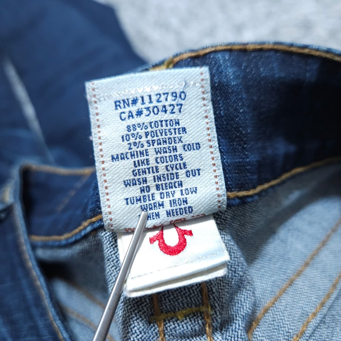  트루릴리전) 28 남자 부츠컷청바지 / 왕눈이샵 상품이미지9