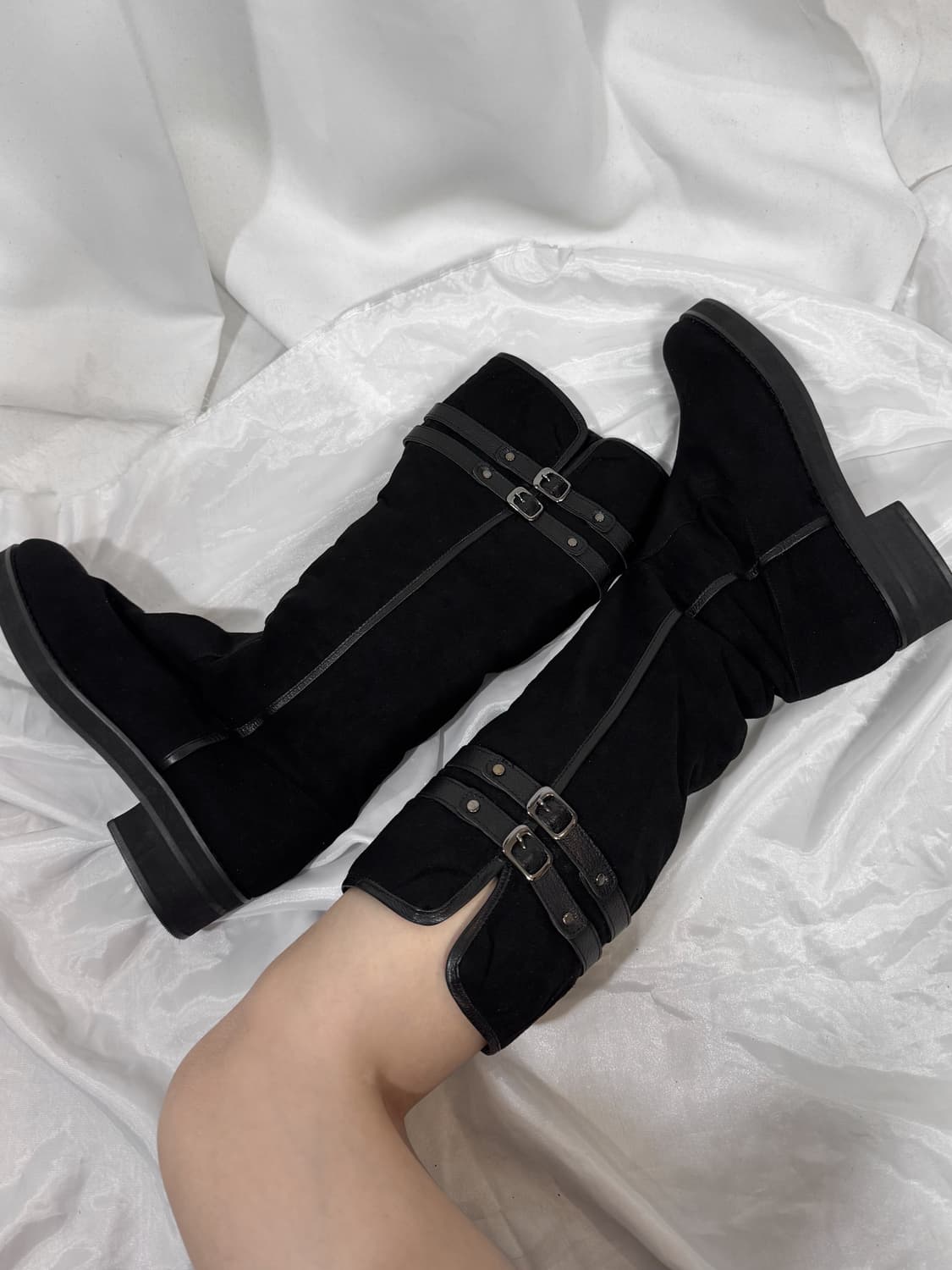 buckle long boots 상품이미지1