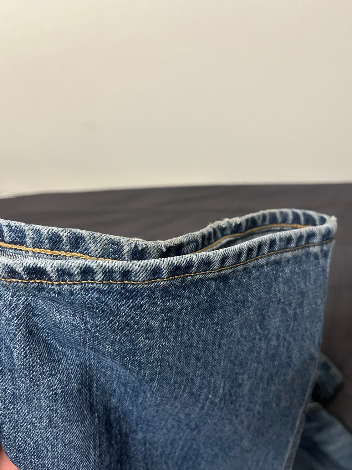 유스 와이드 데님 팬츠 - M(Long) W32 L32 상품이미지4