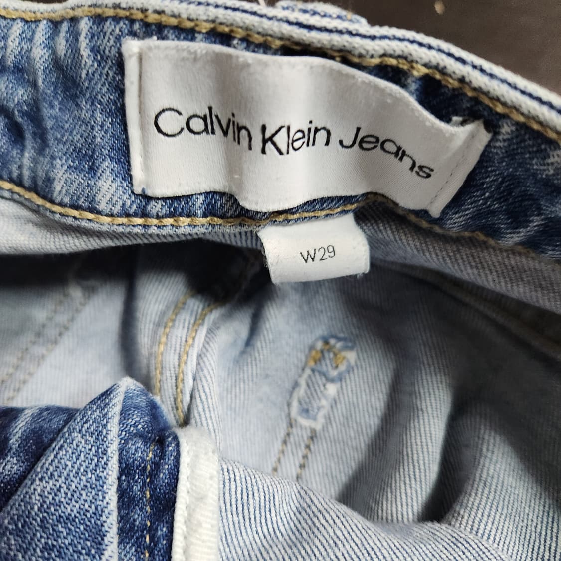 H611 [29] 캘빈클라인 90S 스트레이트 데님 청바지
 상품이미지6