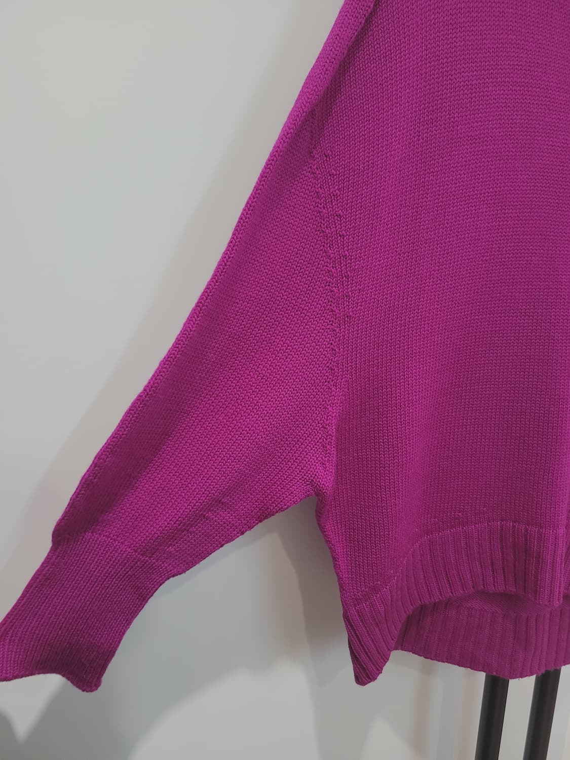 JPN 아스트라엣 ASTRAET 울100 돌먼 슬리브 니트 프리사이즈 상품이미지3