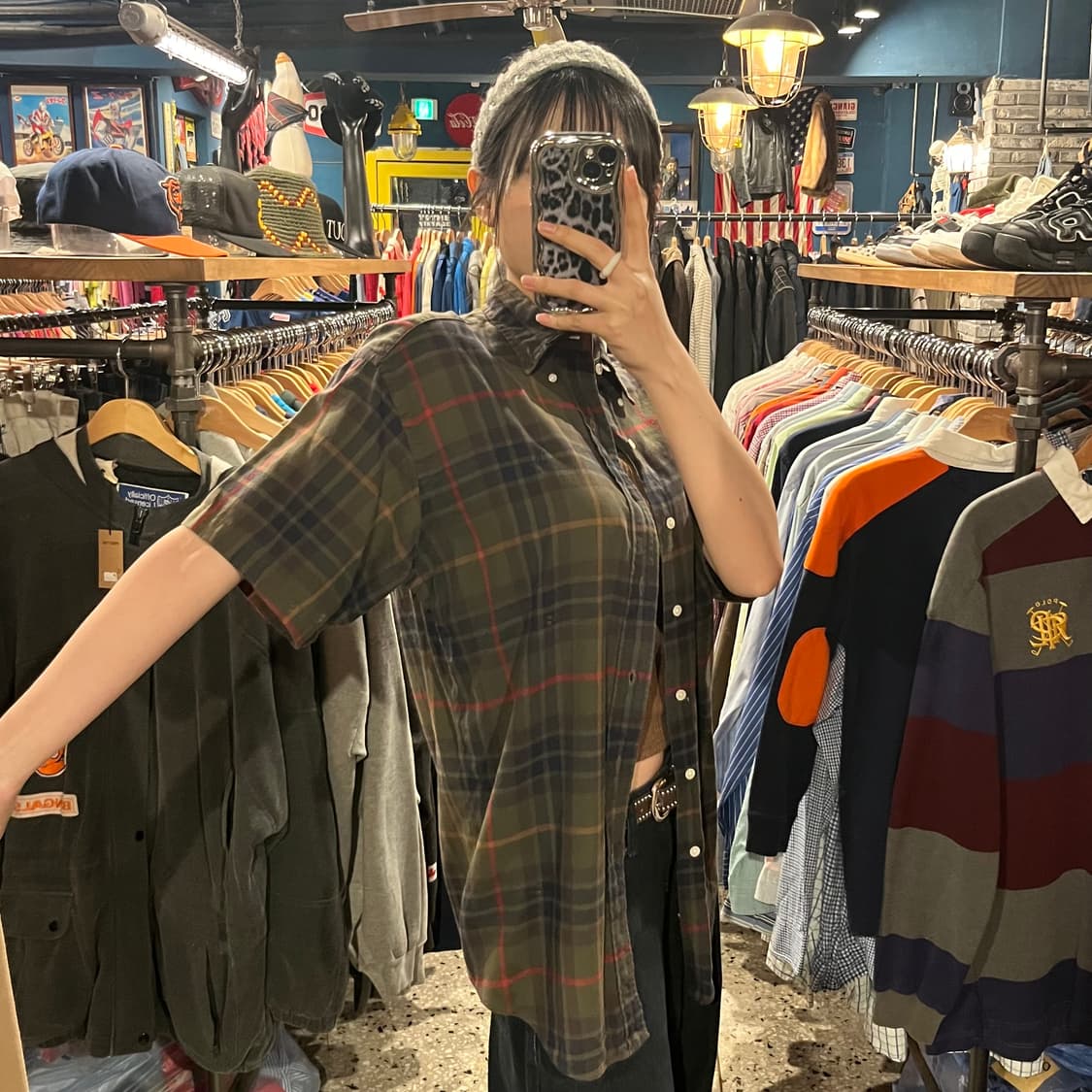 POLO 폴로 랄프로렌 체크 반팔 셔츠  상품이미지2