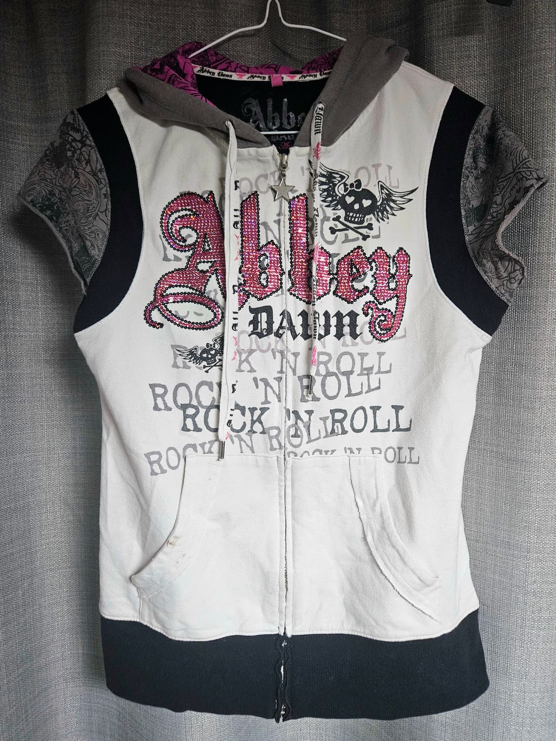 애비던 abbey dawn 반팔 후드집업 상품이미지1