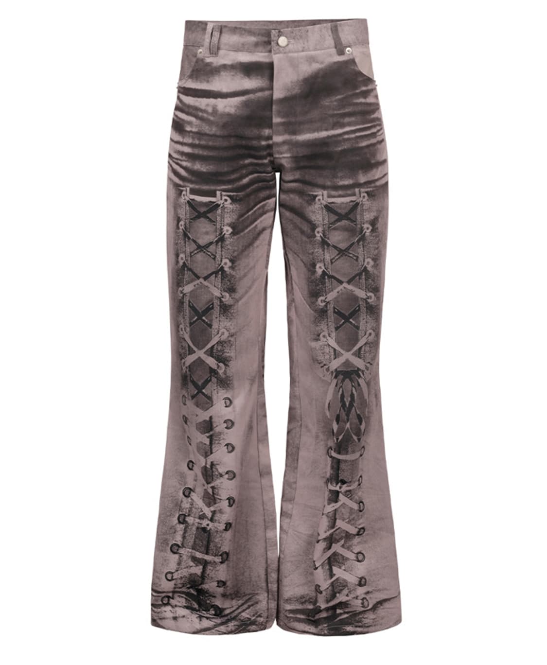 나체 레이스업 프린팅 팬츠 핑크 상품이미지1