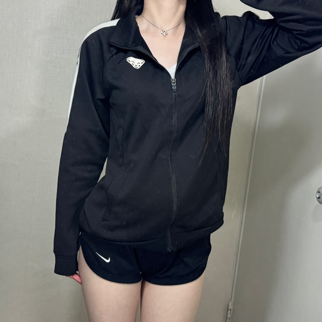 다이나핏 배색 져지 바람막이 🖤🤍 상품이미지1