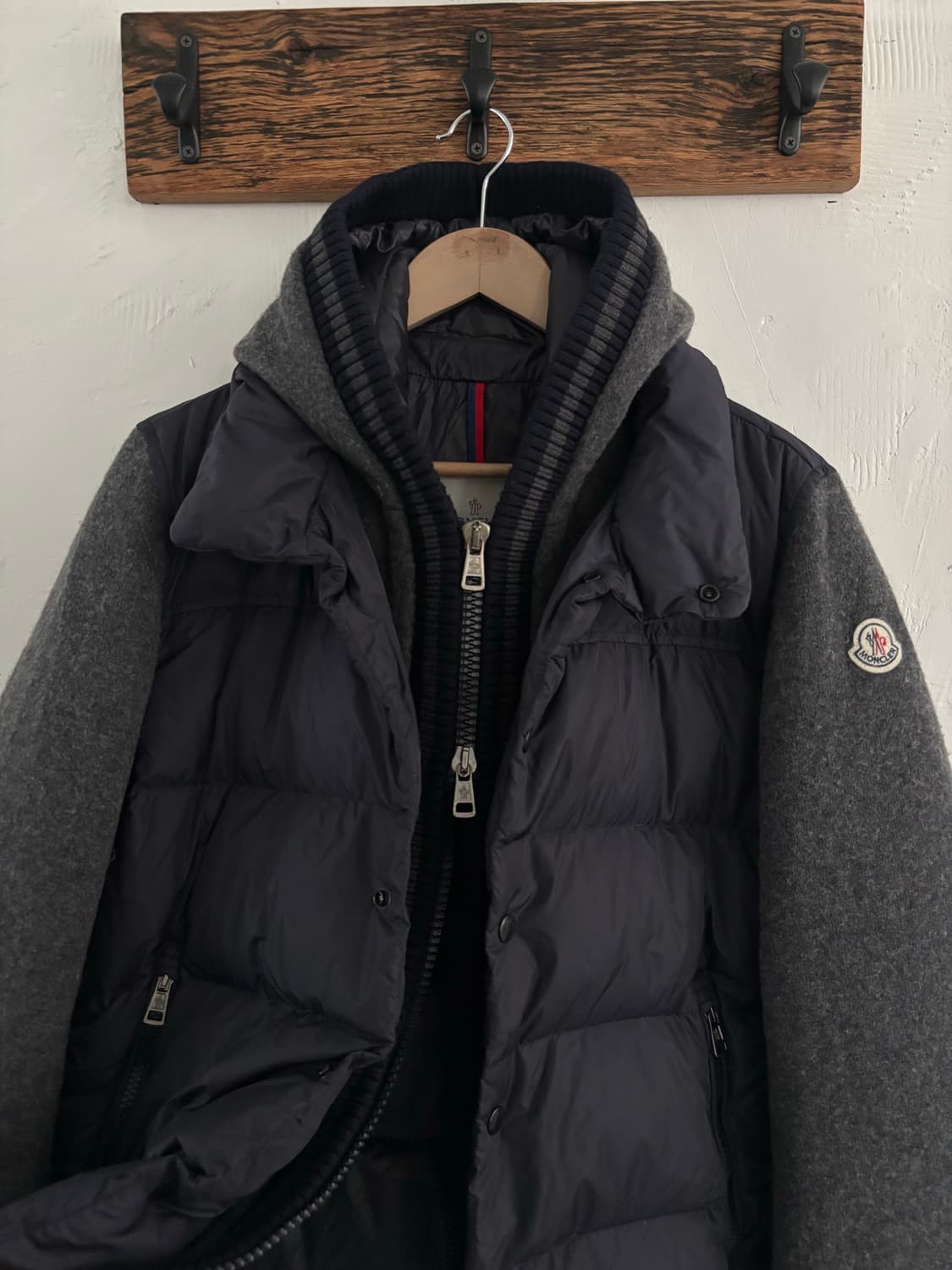 Moncler 몽클레어 그레이 니트 패딩 상품이미지6