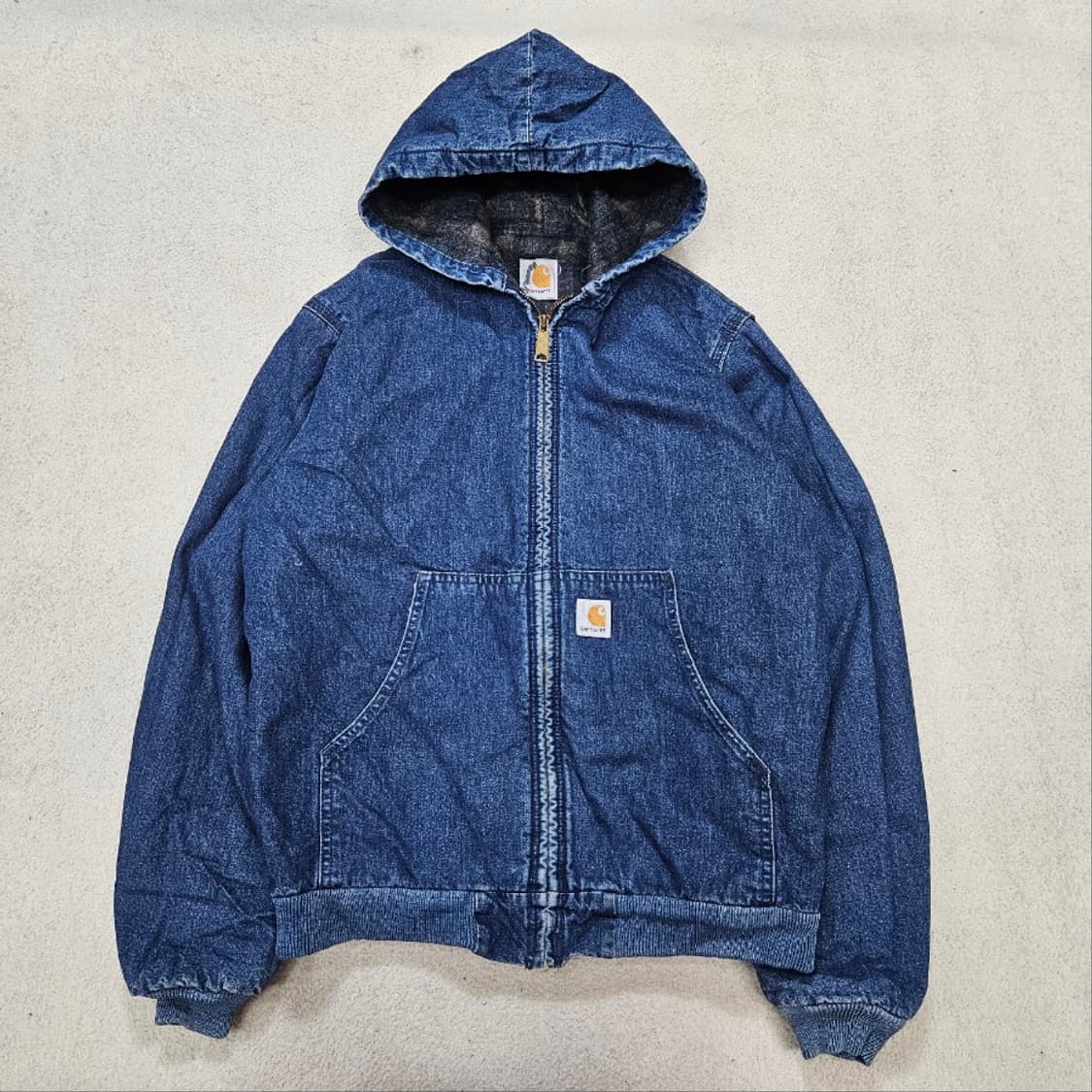 90s 칼하트 데님 액티브 자켓 상품이미지3