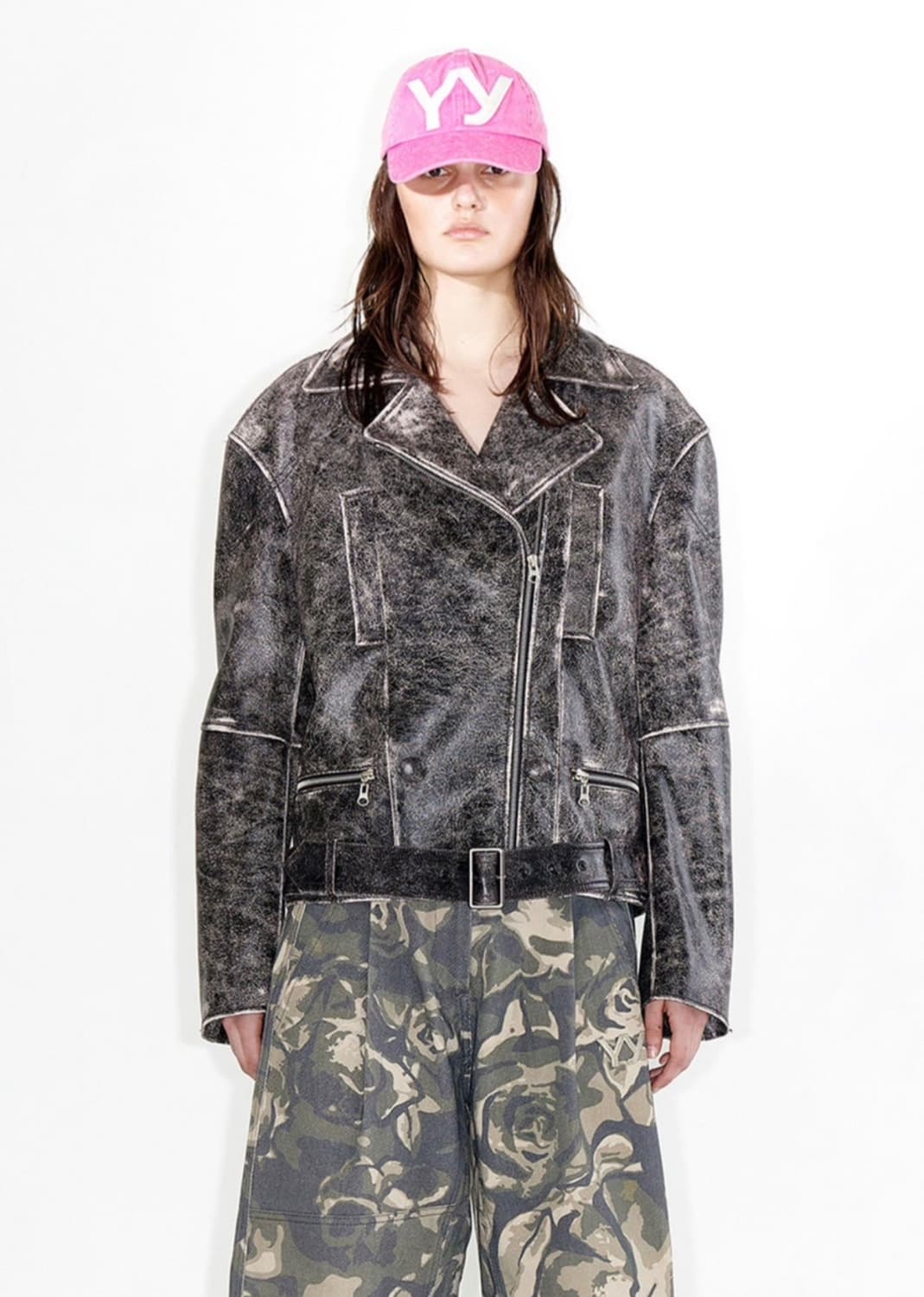 오픈와이와이 코튼 볼캡 핑크 openyy 상품이미지3