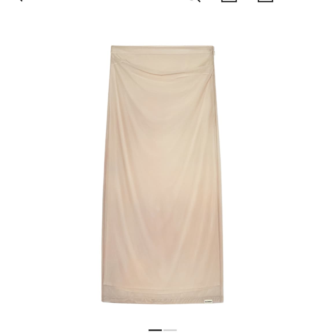 글로니 롱 스커트 MODA MESH GRAPHIC LONG SKIRT 상품이미지1