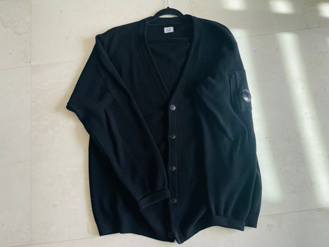 CP컴퍼니 블랙 울가디건 xxl 상품이미지1