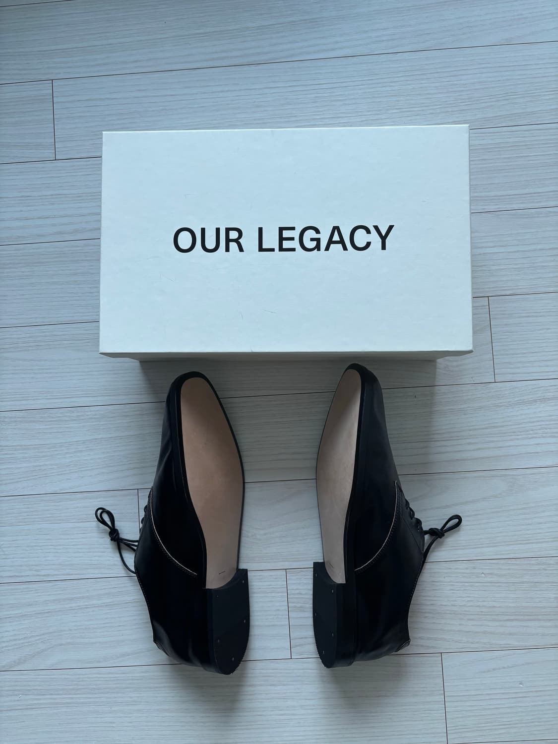 [43] 컬랩싱 더비슈즈 블랙 상품이미지6