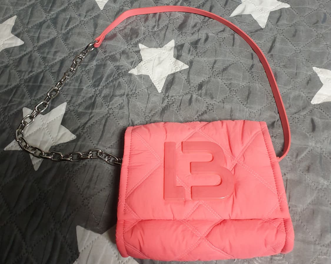 빔바이롤라 LB 퀄팅 패디드 크로스백 라이트 핑크 상품이미지1