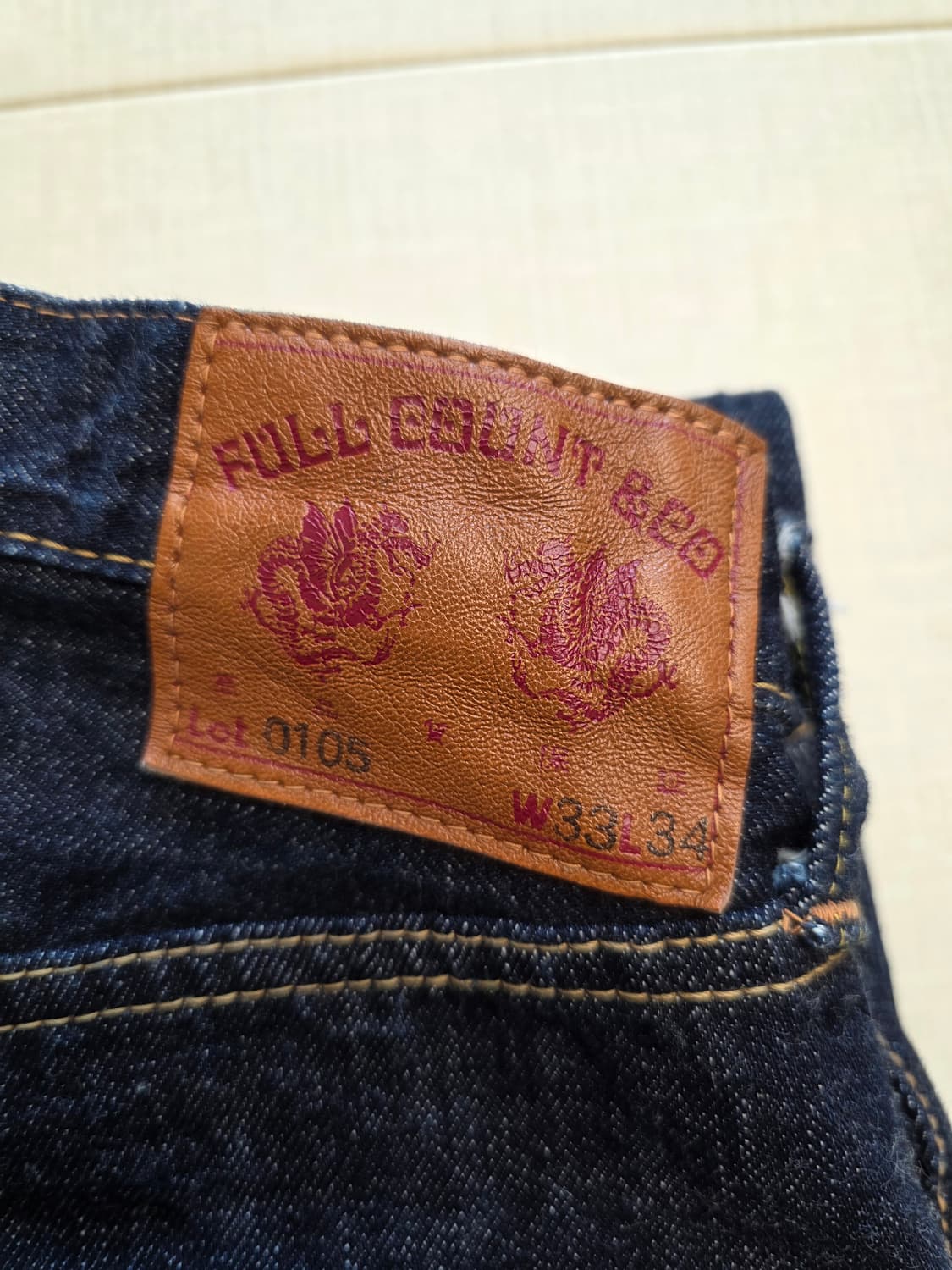 풀카운트 0105w 33사이즈 상품이미지2