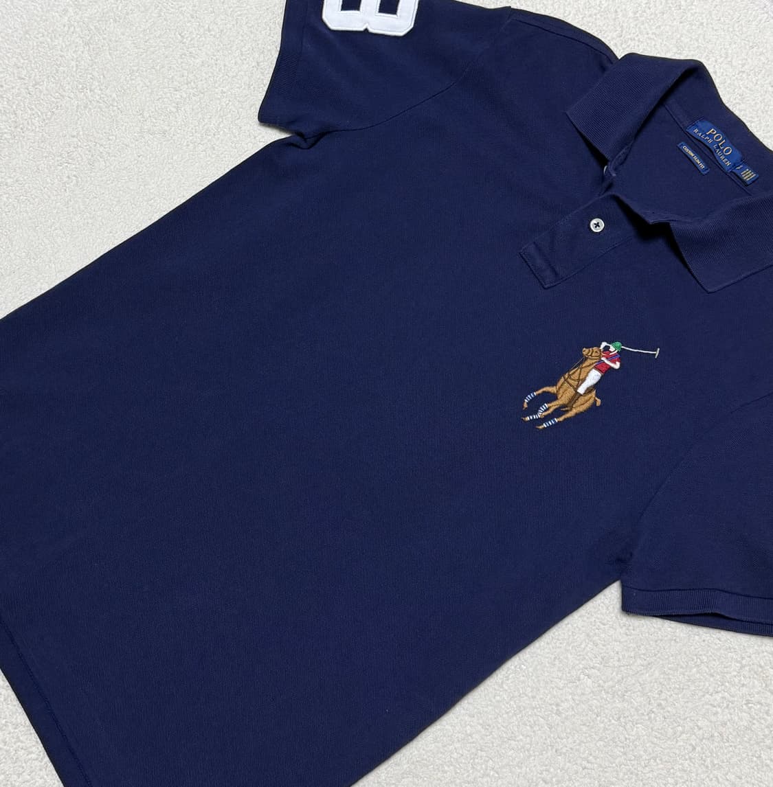 폴로 랄프로렌 빅포니 네이비 반팔  상품이미지3
