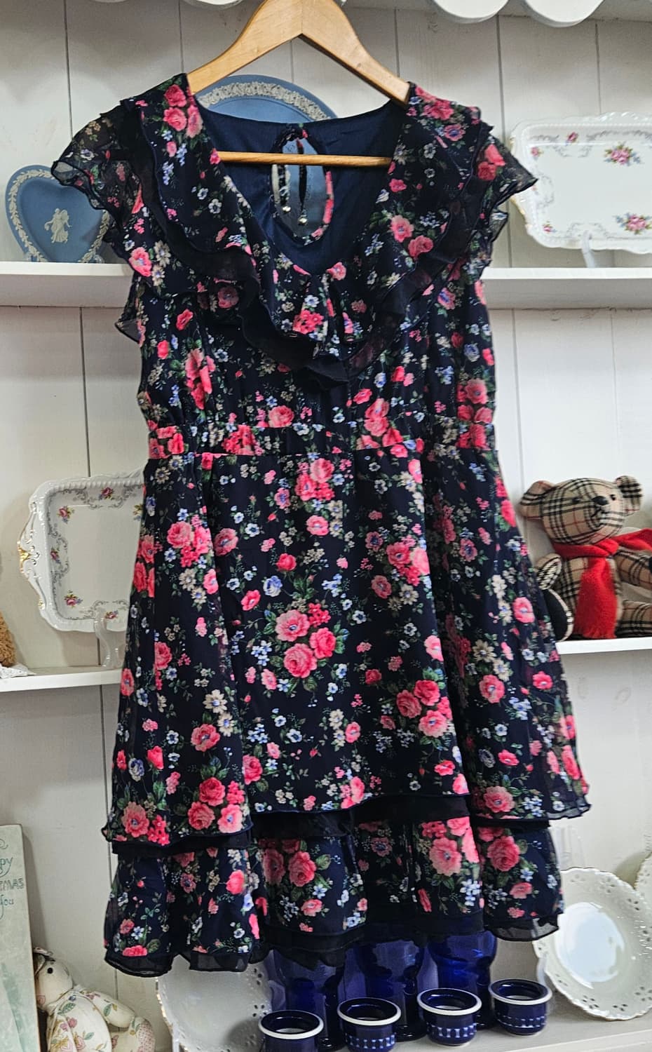 (CECIL McBEE) 플라워 쉬폰 원피스 상품이미지2