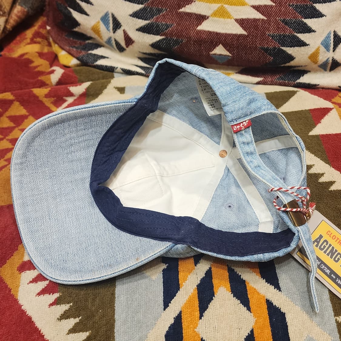 리바이스 시그니저 테그라벨 데님볼캡 상품이미지3