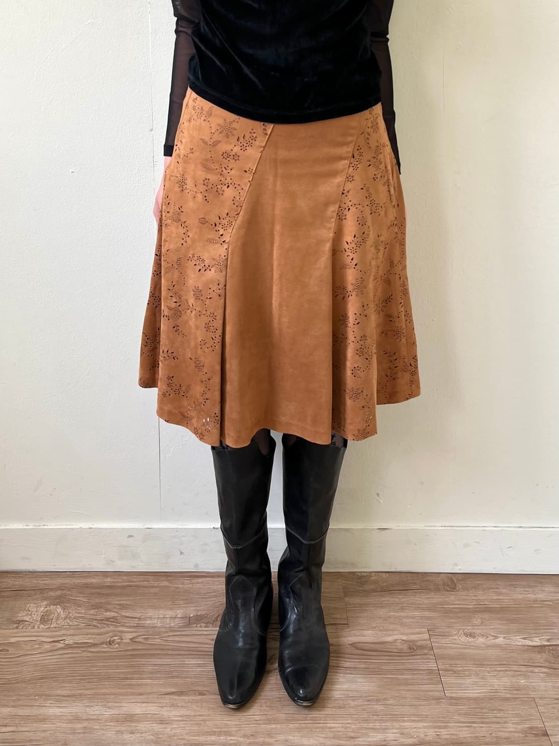 albaches 스웨이드 스커트 상품이미지5