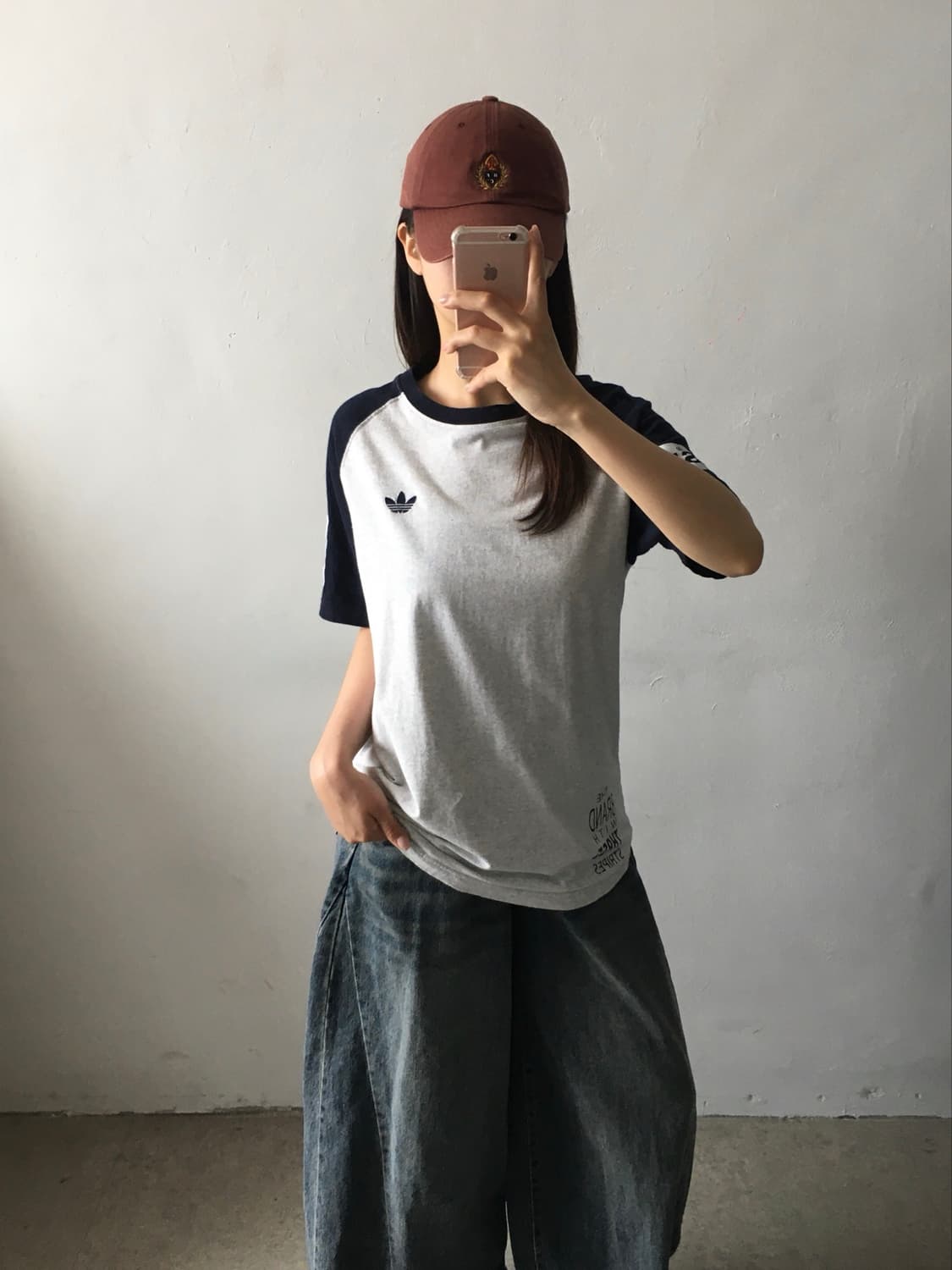 아디다스 백로고 레글런 반팔티 상품이미지2