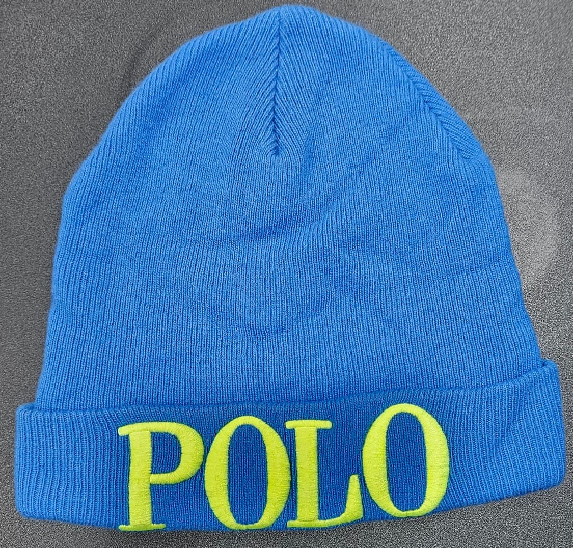 폴로 블루 비니 모자 상품이미지1