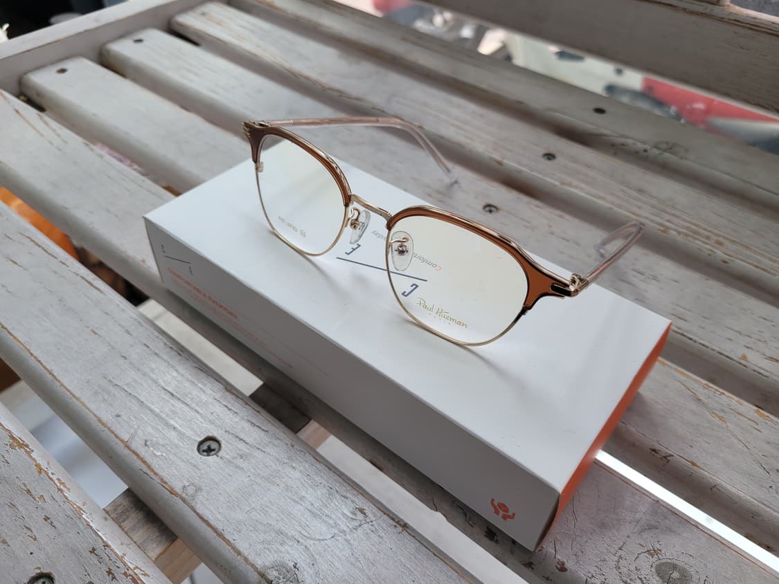 폴휴먼 안경 PHF-493D 투명브라운하금테 안경 상품이미지8