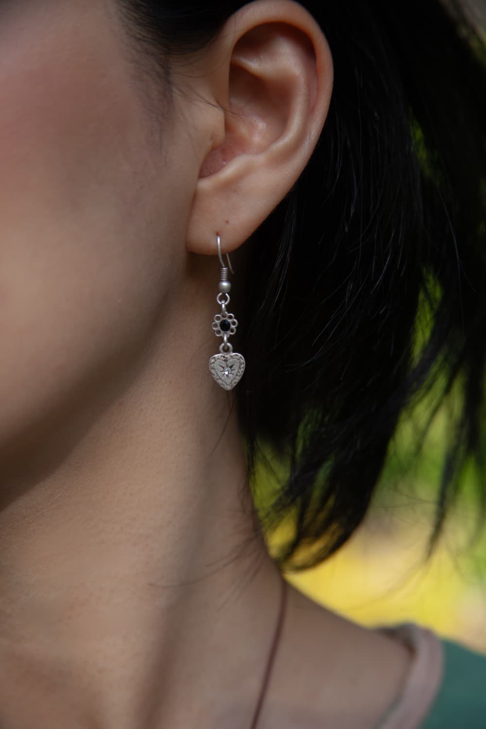 Heart Flower Earring 상품이미지3