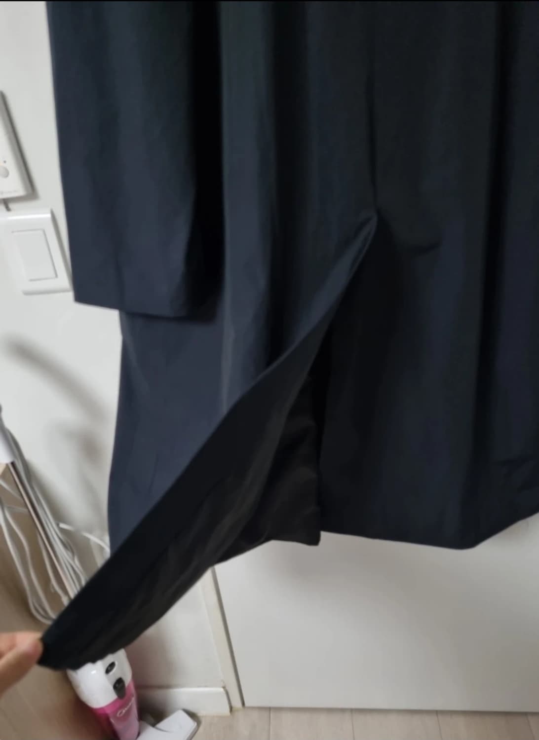 틀영 블랙 바바리 트렌치코트 상품이미지7