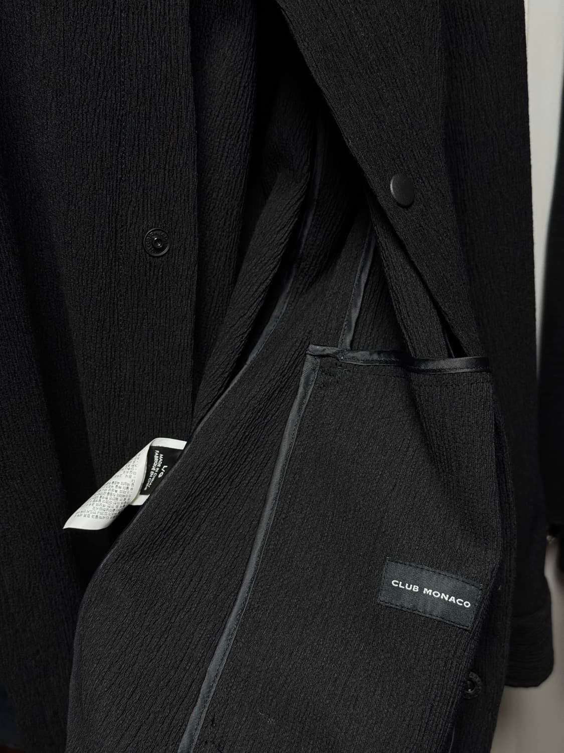 클럽모나코 블랙 셔츠 자켓 L사이즈 상품이미지4