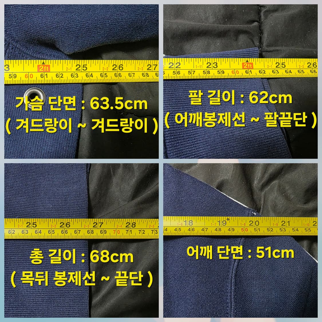 폴로 빅포니 성조기 집업 네이비 L사이즈 상품이미지10