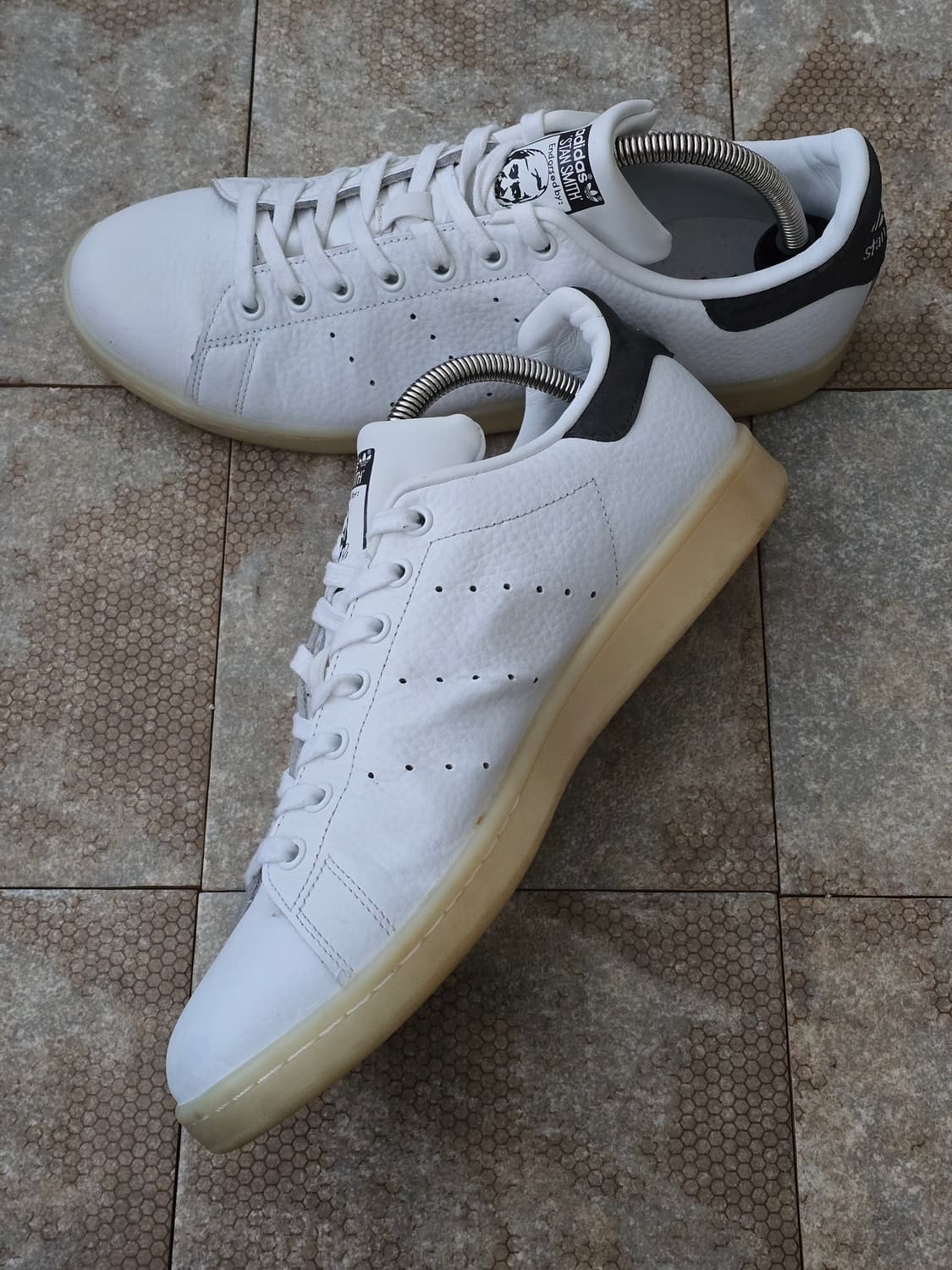 (280)아디다스 스탠스미스 흰노회 상품이미지7