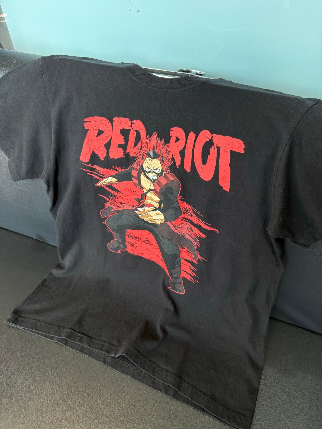 나의히어로 Red Riot Kirishima 티셔츠 상품이미지1