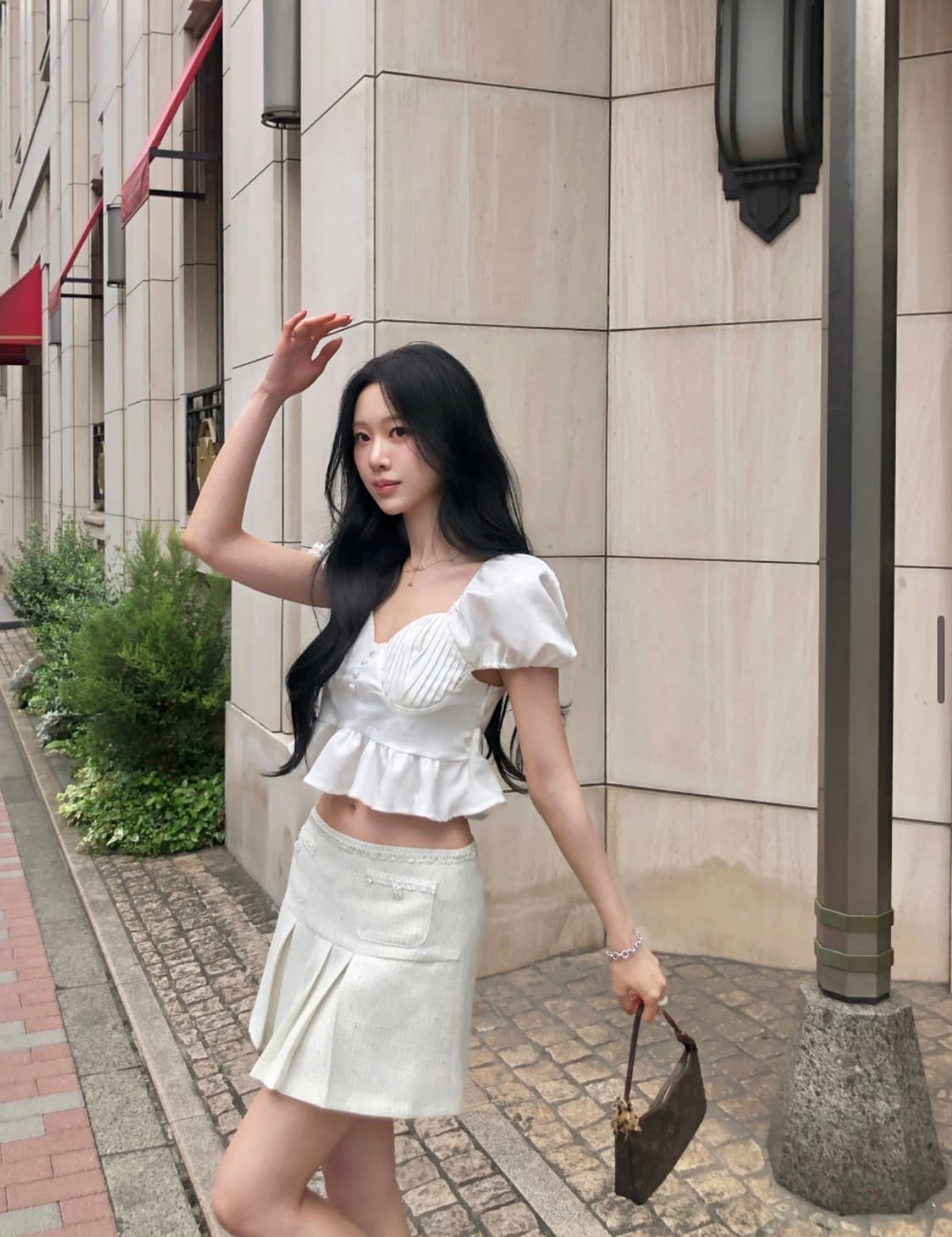 피브안 썸머 트위드 스커트 상품이미지2