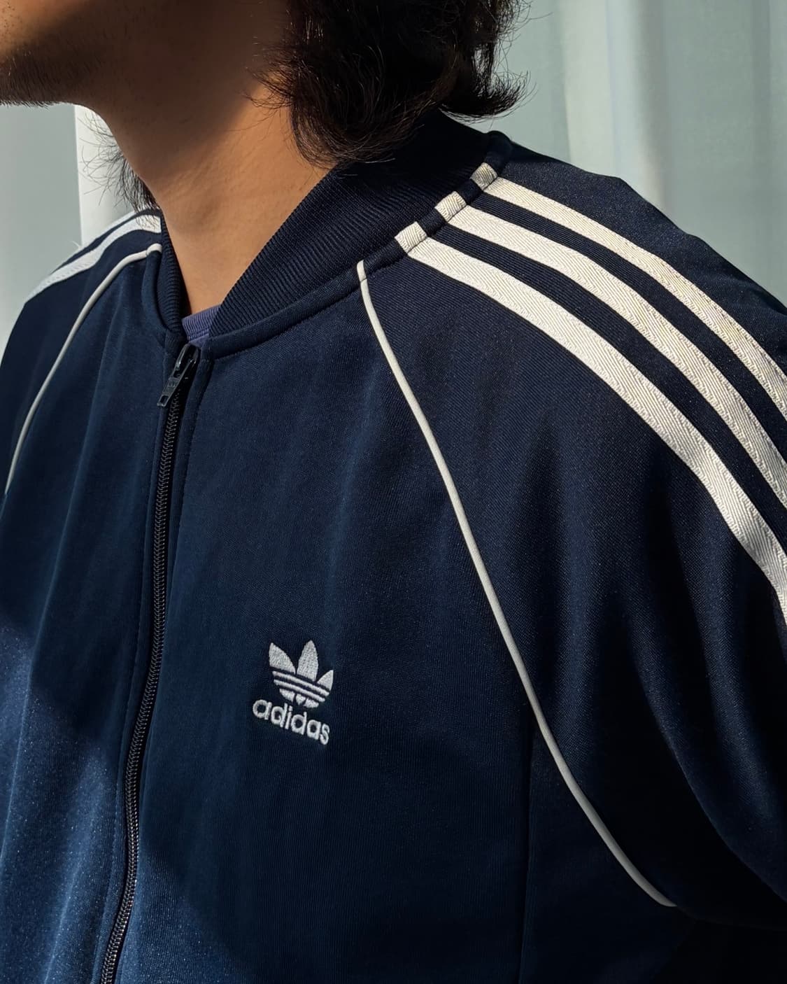 [XL]아디다스 트레포일 SST 네이비 트랙탑 져지 상품이미지3