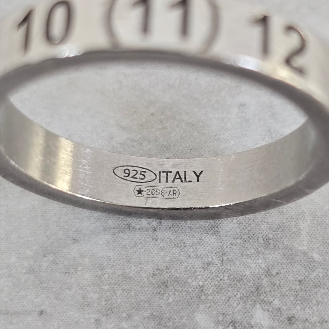 메종 마르지엘라 뉴메리컬 실버 넘버 링 반지 판매 상품이미지8